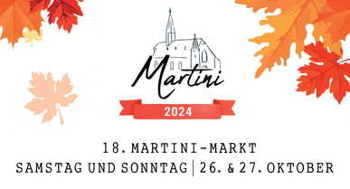 Herzliche Einladung zum 18. Martini-Markt und Kantatengottesdienst zum Mitsingen