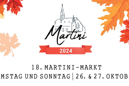 Herzliche Einladung zum 18. Martini-Markt und Kantatengottesdienst zum Mitsingen