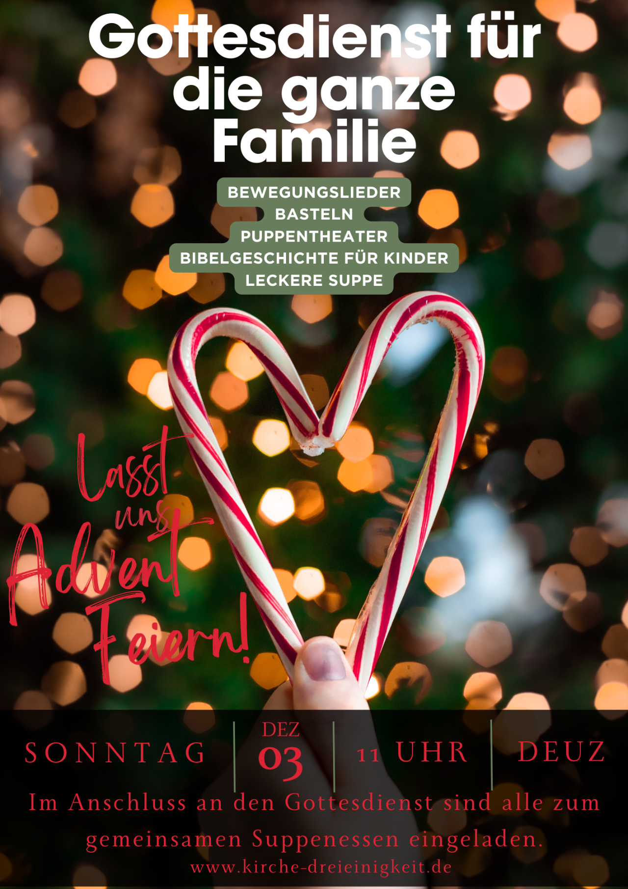 Plakat Familiengottesdienst 01. Advent