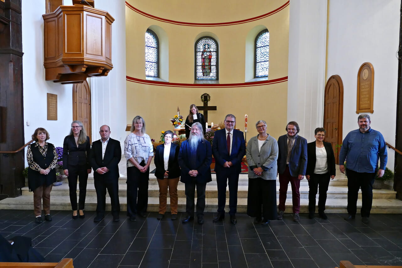 Kerstin Grünert führte den Kreissynodalvorstand ein, der den Kirchenkreis zwischen den Tagungen der Synode leitet.