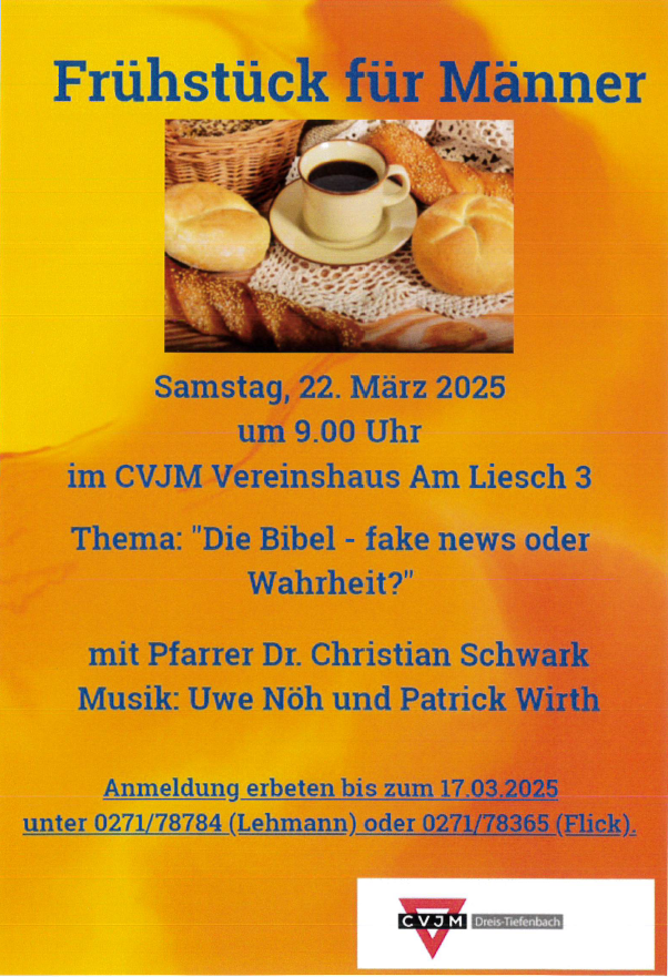 Flyer Männerfrühstück